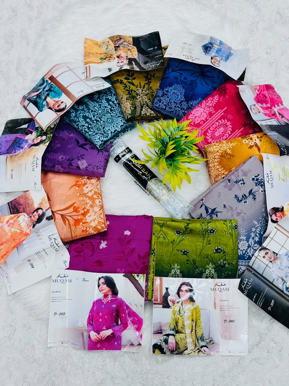 LAMISAH Muqam Luxury Emb Lawn Vol-1 3PC | Wholesale Suits