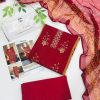 Glamour Emb Lawn with Chiffon Dupatta 3PC Wholesale Suit