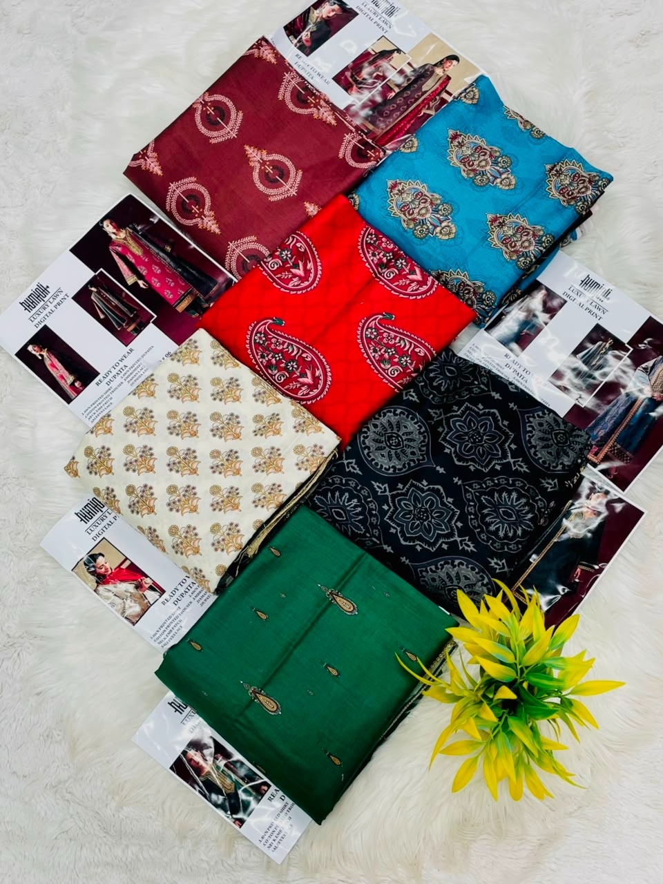 Humjoli Luxury Lawn Digital Print 3PC Wholesale Suit