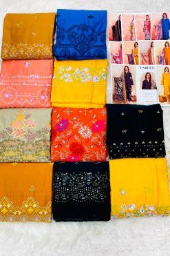 Pareesa Lawn 3PC Printed Premium | Wholesale Suit