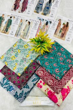 Aleena's by MDL Premium Unstitched Lawn Vol-04 2026 – 3PC