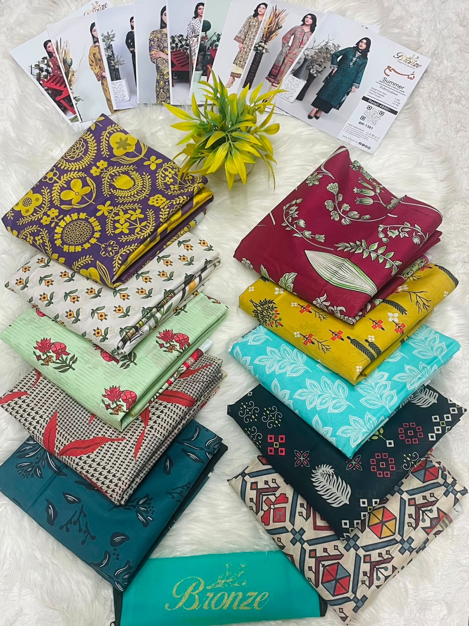 Bronze by Shama Printed Lawn 3PC Latest Volume 2026 Wholesale