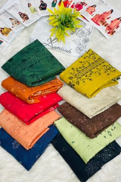 Batik By Azura Slub Embroidered Linen 3PC Winter Collection