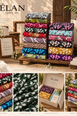 Elaan Premium Lawn 3PC Collection 2026 | Super Wholesale