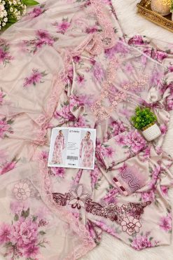 Mix Brand Luxury Silk Emb 3PC Vol-5 | Super Wholesale - 08 Suits Set (Half Set)