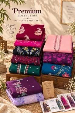 Mix Brand Luxury Dhanak Emb 3PC Winter Collection 2026 | Super Wholesale