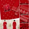 Mix Brand Luxury Dhanak Emb 2PC - Design 1