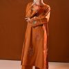 Mix Brand Luxury Dhanak Emb 2PC - Design 12