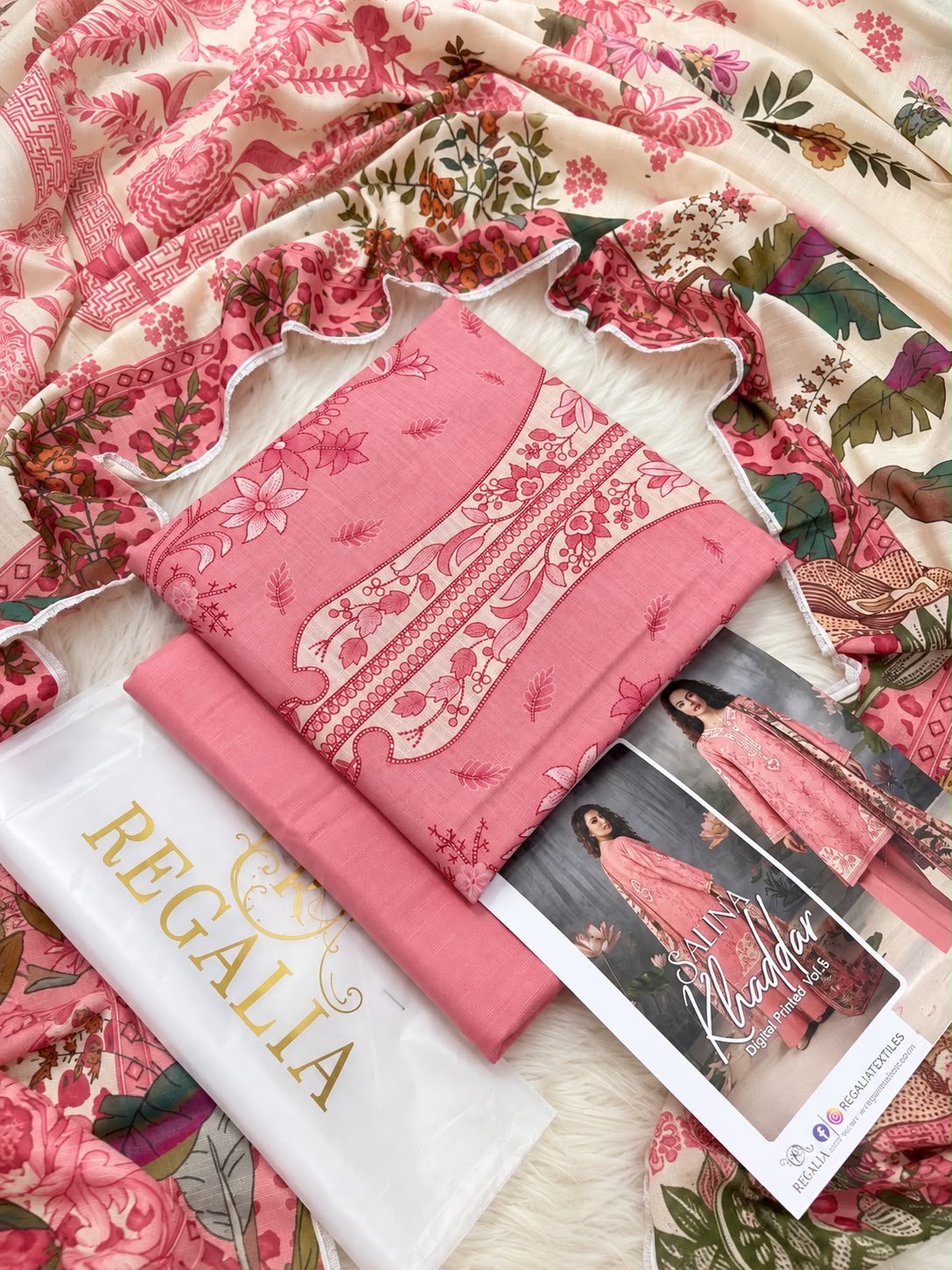 Salina Khaddar Digital Print Vol-5 - Design 2