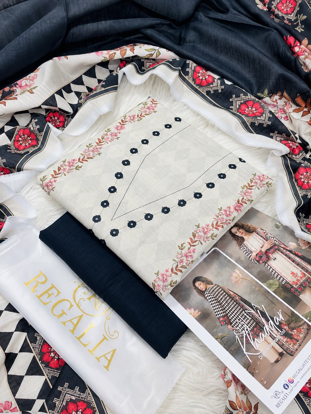 Salina Khaddar Digital Print Vol-5 - Design 4