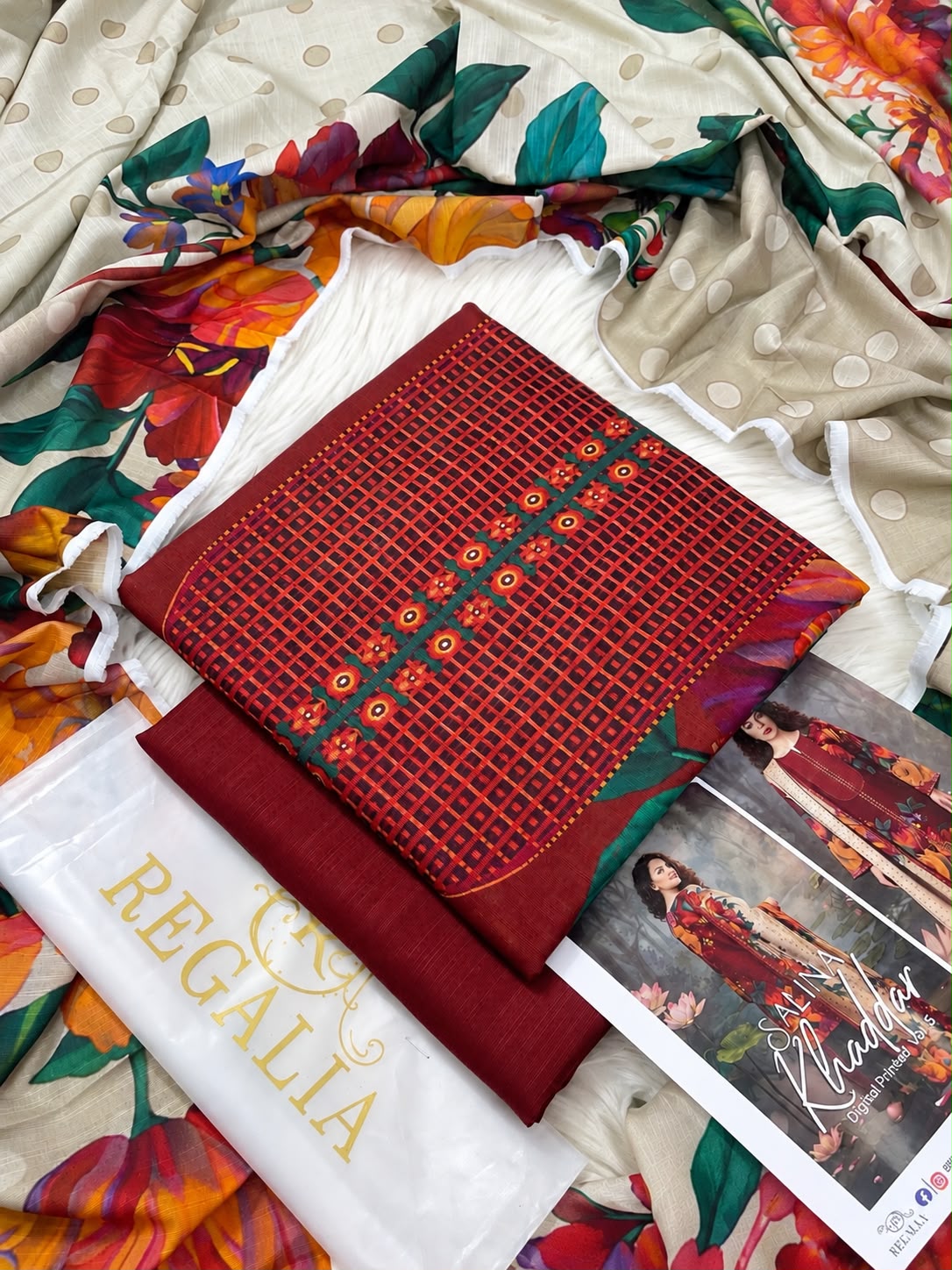 Salina Khaddar Digital Print Vol-5 - Design 6