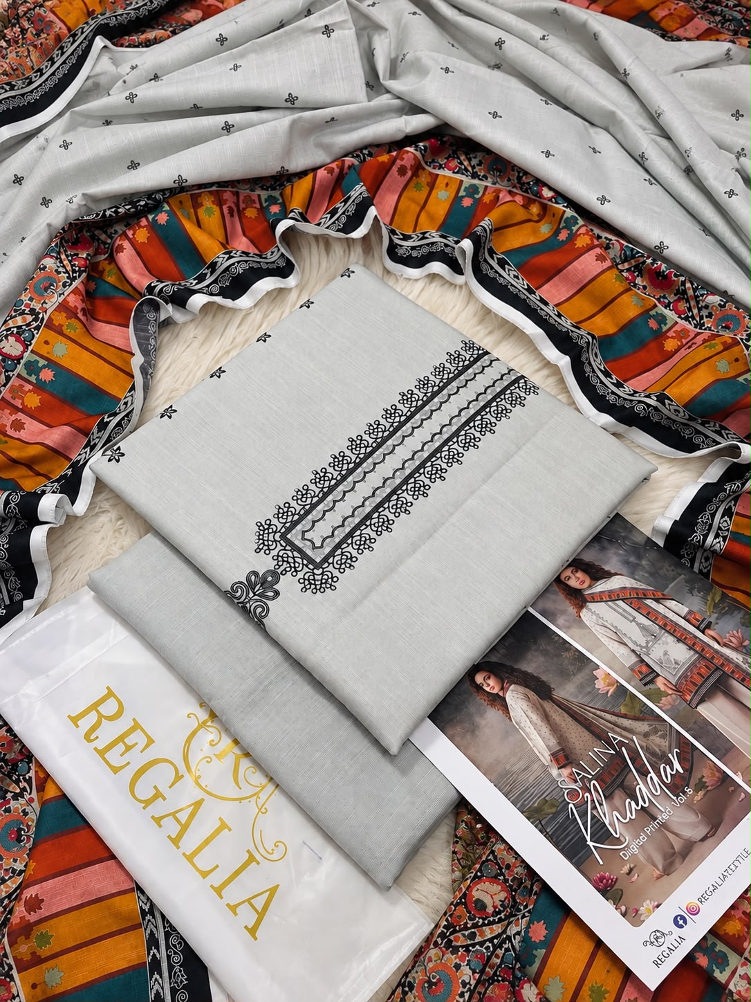 Salina Khaddar Digital Print Vol-5 - Design 10