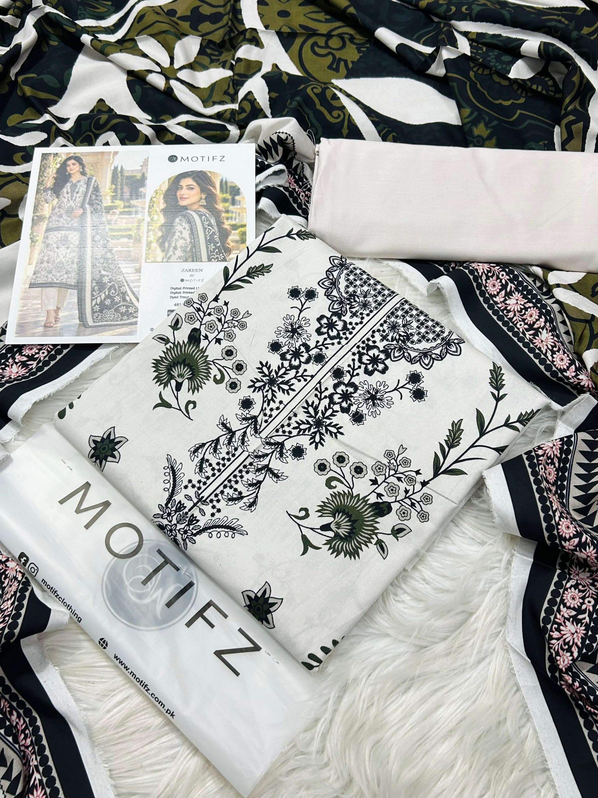 Motifz Linen Vol-4 3PC - Design 5